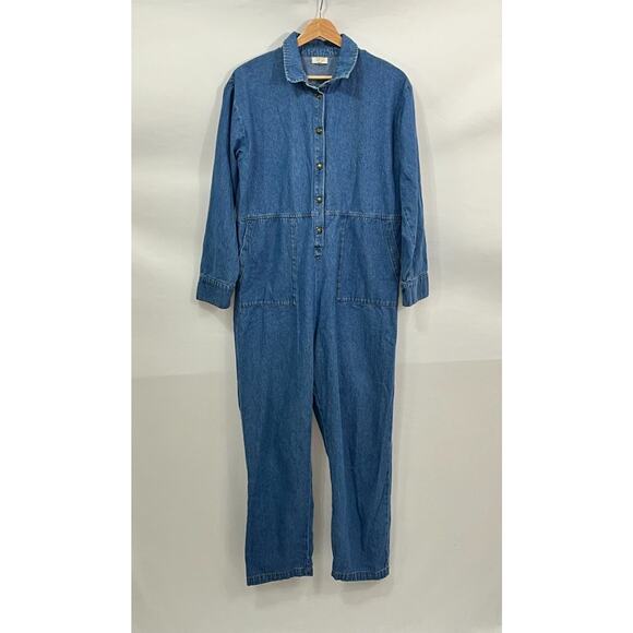THE SIMPLE FOLK Sz 4 US 8 UK S Denim Jumpsuit Boiler Suit - Picture 6 of 11